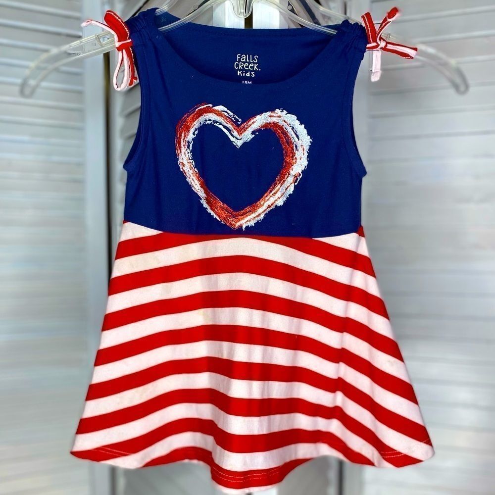 3/$15 Red White and blue dress (Girl)